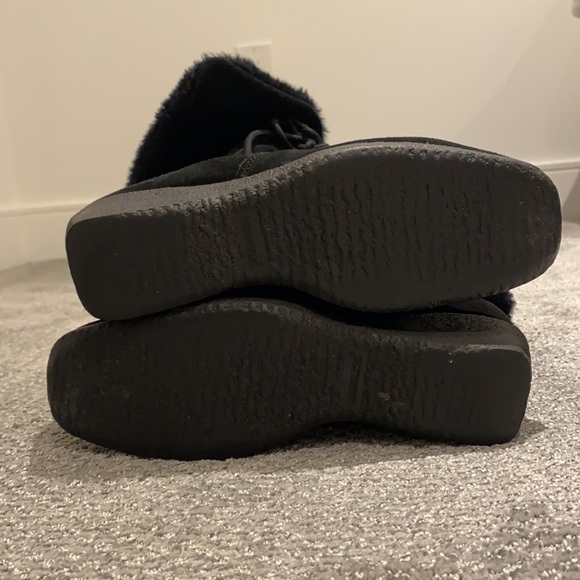 London Fog Harrod Winter Boots - Black Suede 7.5 US - Picture 5 of 6